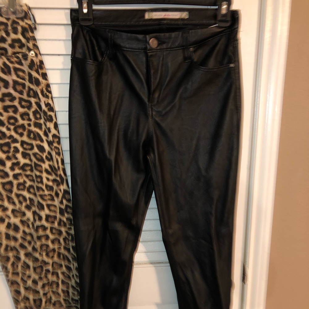 Size 26 Chelsea and Violet Leather Fitted Pants